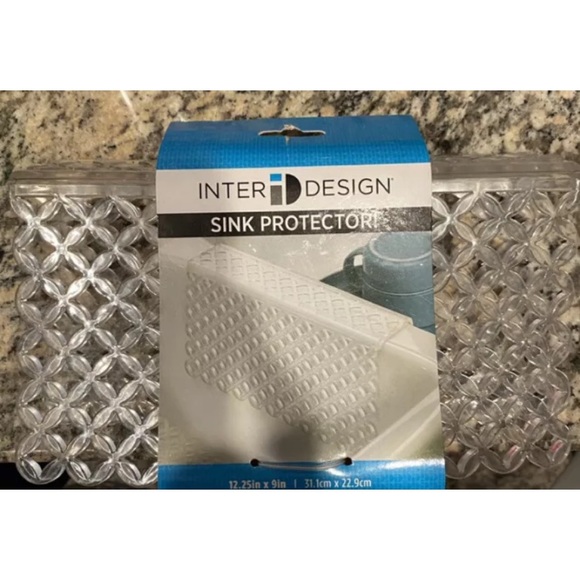 Inter Design Sink divider protector mat clear 12.25inx9in - Picture 2 of 3
